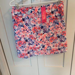 Lilly Pulitzer Jonas Skort  Resort White Party Like a Lobster Sz 10 NWT